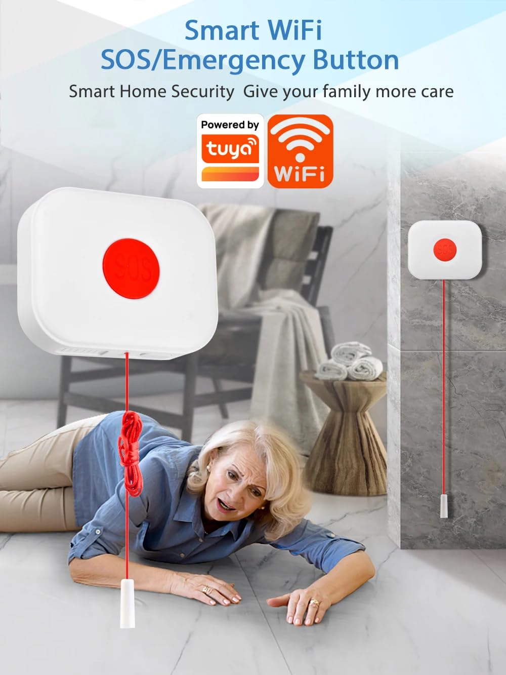 Wolf-Guard Tuya Système d'alarme Intelligent WiFi | Bouton d'urgence