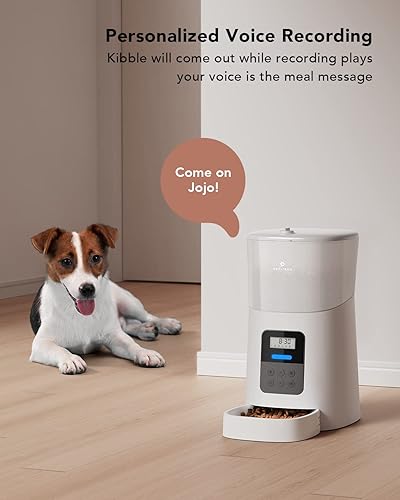 Miniatura 7 de PETLIBRO - Comedero automático para gatos, dispensador automático de alimentos secos, depósito de 1.6 galones (6 litros), tapa de bloqueo giratorio