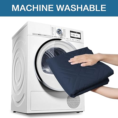 Miniatura 6 de H.VERSAILTEX Funda reversible para sofá, protector de muebles, resistente al agua, con correas elásticas de 2 pulgadas de ancho, funda de sofá para