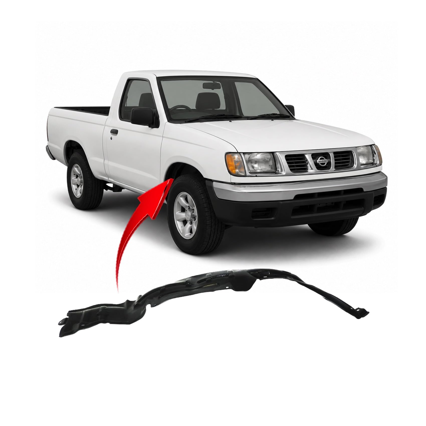 FitParts Compatible with Scion tC 2005–2010 Front Right Fender Liner