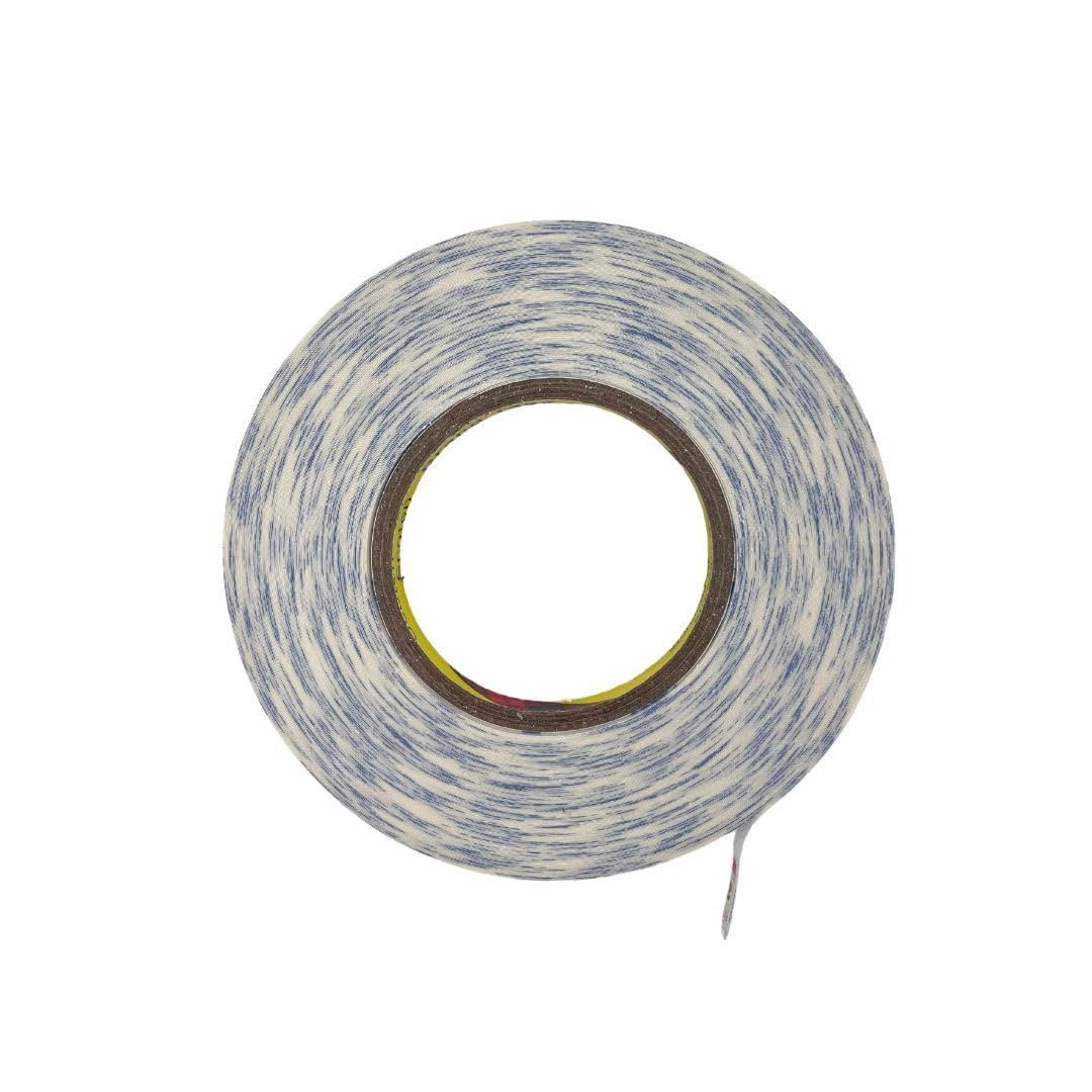 3M 9448A Nastro biadesivo in tessuto, Nastro biadesivo sottile, 50 metri, spessore 0,160 mm, ad alte prestazioni (50 mt X 9 mm)