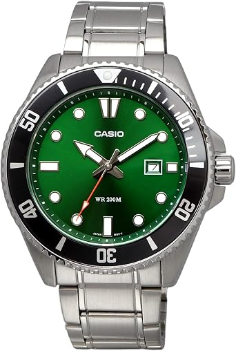 Casio Standard Analog Sports 20 Bar Water Resistant Wristwatch MDV-107 Series Men's Overseas Model Parallel Import, Bracelet Type