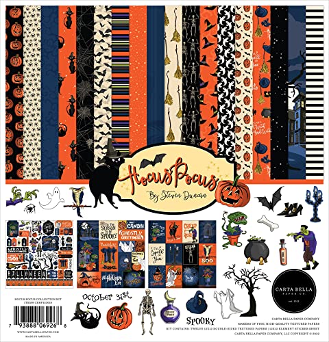 Carta Bella Hocus Pocus kit de scrapbooking premium texturé lin - 2