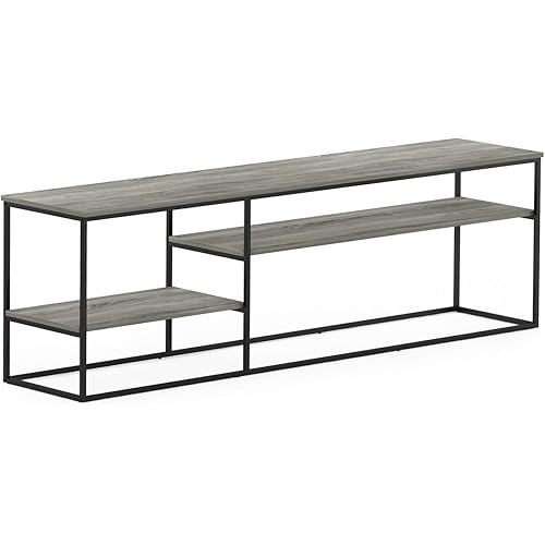 Furinno Moretti Modern Lifestyle TV Stand, French Oak Grey