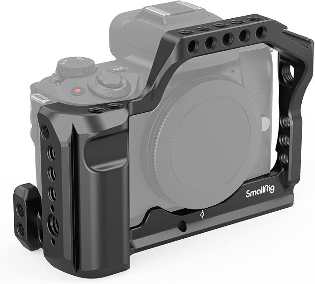 (Upgraded Version) SMALLRIG M50 /M50 II /M5 Cage, with Integrated Grip and NATO Rail, Aluminum Alloy Video Film Movie Making Rig for Canon M50 /M50 II /M5 - 2168C