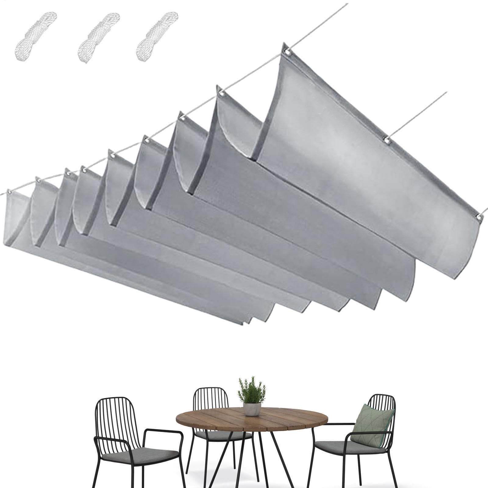Voile d'ombrage rétractable pour sublimer les déjeuners sur la terrasse