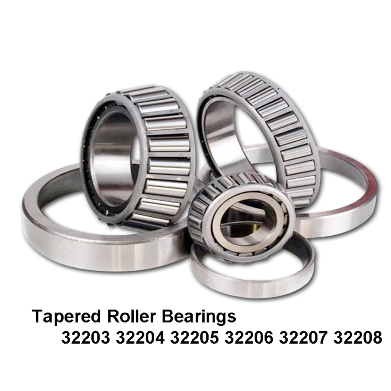 Roulements à rouleaux coniques, 32203, 32204, 32205, 32206, 32207, 32208 for applications industrielles et industrielles,