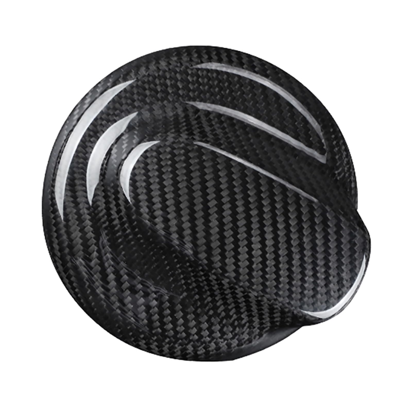 Bouchon de porte d'essence aspect carbone pour masquer rayures trappe Cooper S - 7