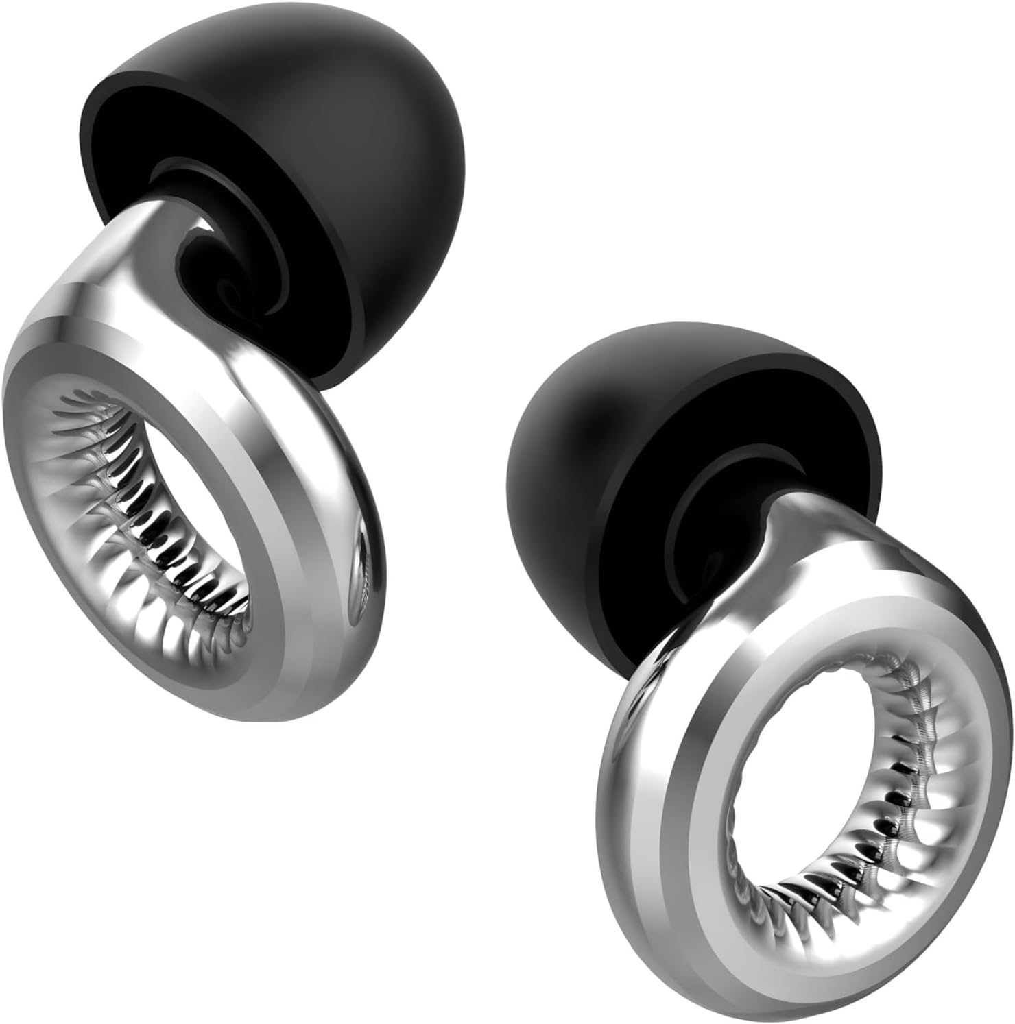 AudioFeel Live - Silver Glow - High Fidelity Earplugs for Concerts, Parties, Festivals, and Loud Environments - 8 Ear Tips in XS, S, M, L - 16dB Noise Reduction - Premium Noise Cancelling