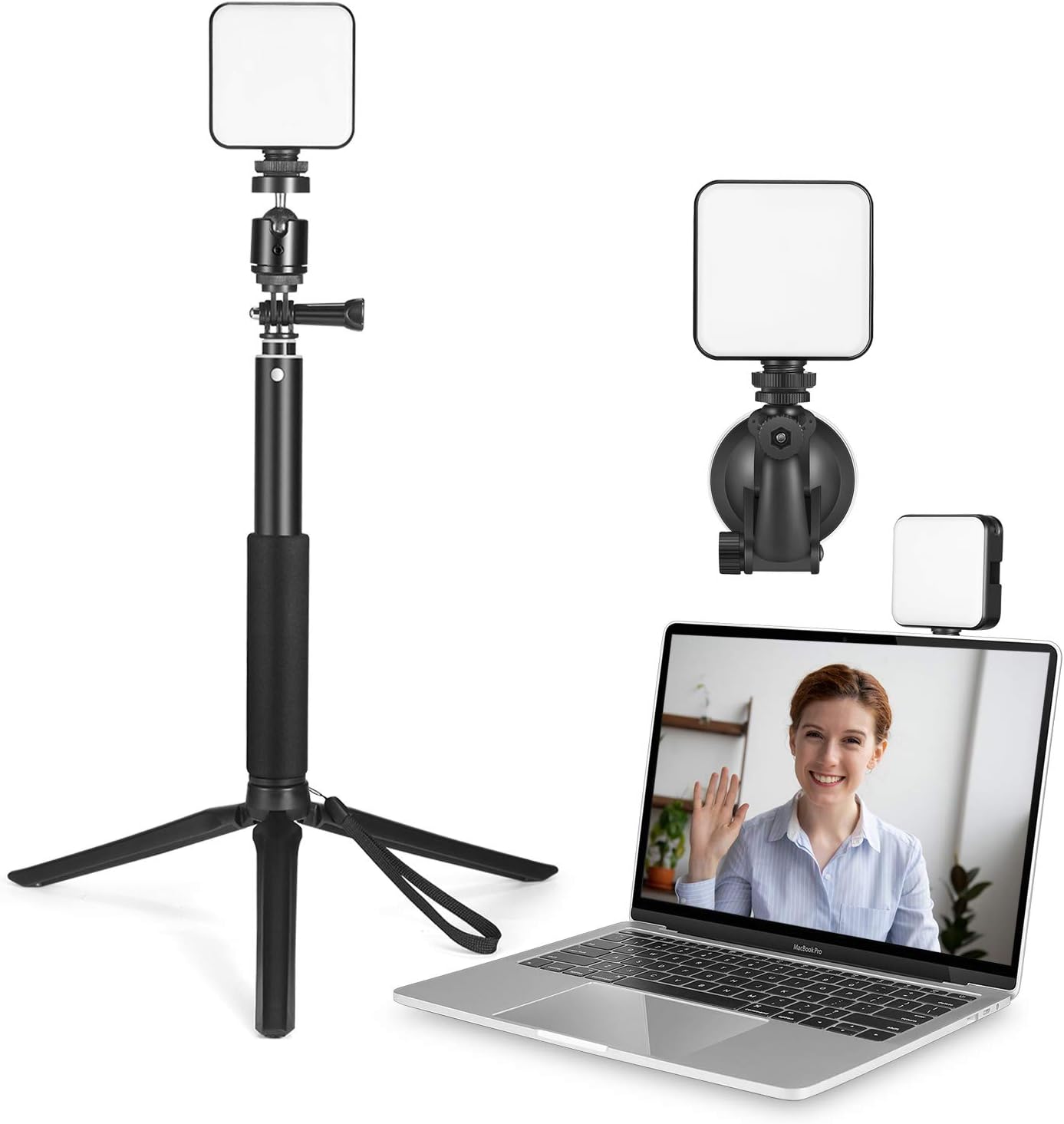Video Conference Lighting Kit, Foxin Light Video Conferencing, Lighting for Remote