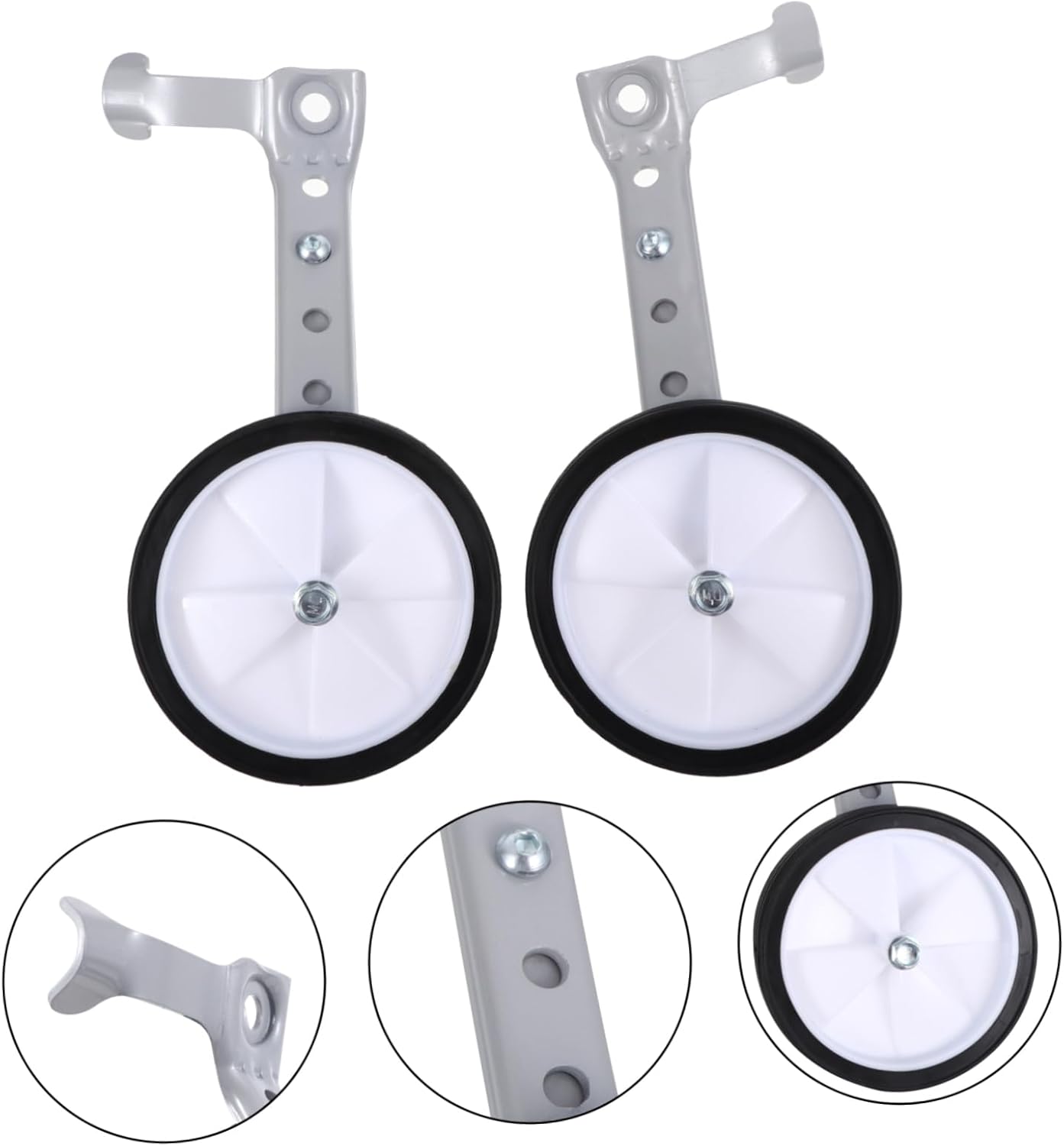 VICASKY Rear Bike Stabilizers Boys and Girls Bike Training Wheels Auxiliary Wheels Noiseless Design Easy to Install for Boys and Girls Balance