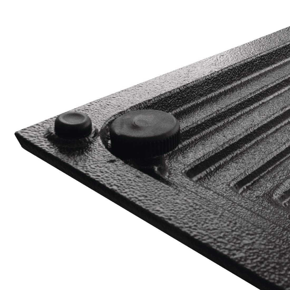 Bolero CE153 passo base tavolo quadrato in ghisa, nero