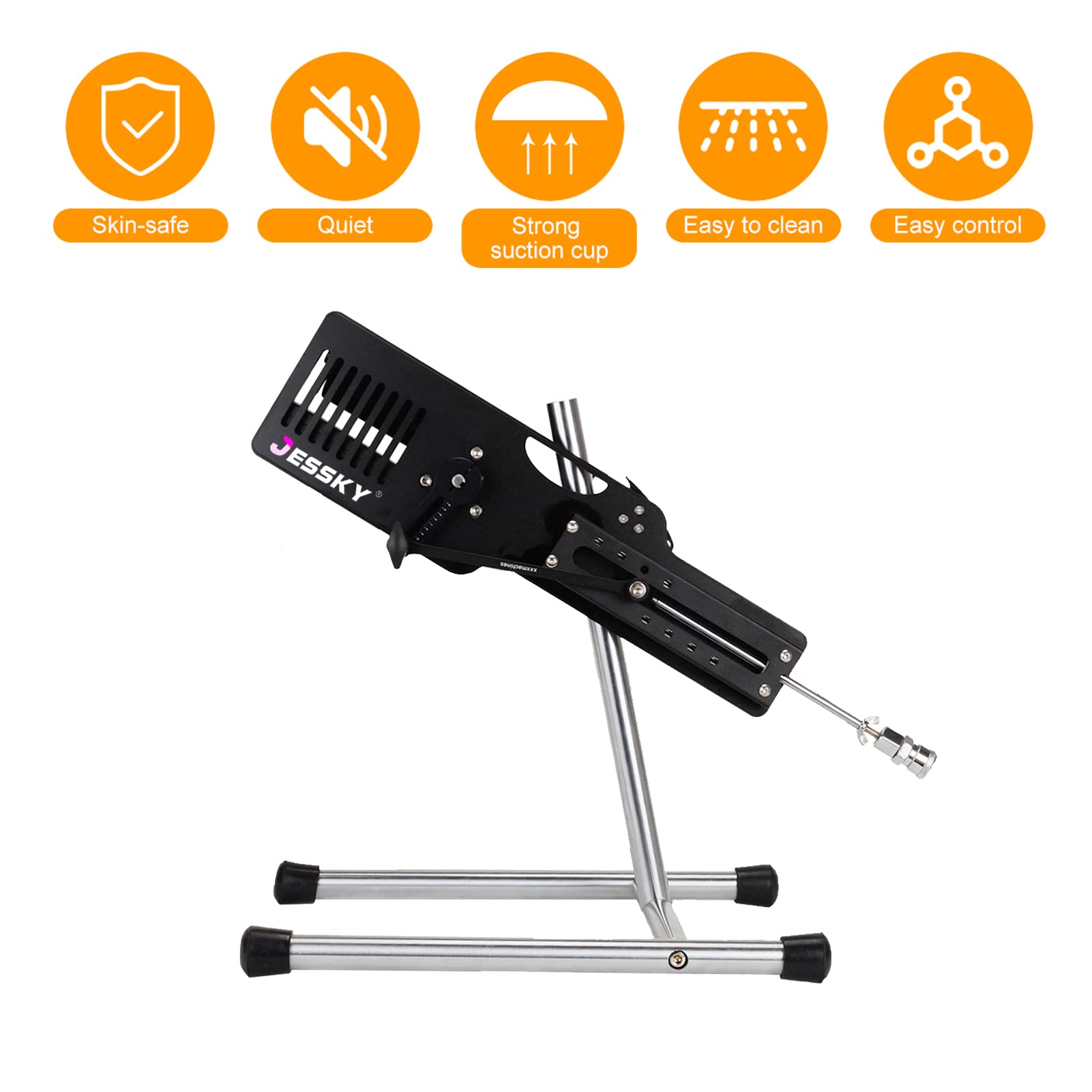 JESSKY Premium Sex Machine, Adjustable Love Machine Adult Sex Toys APP/Remote Control Thrusting Sex Machine with 3 Attachments for Women and Men