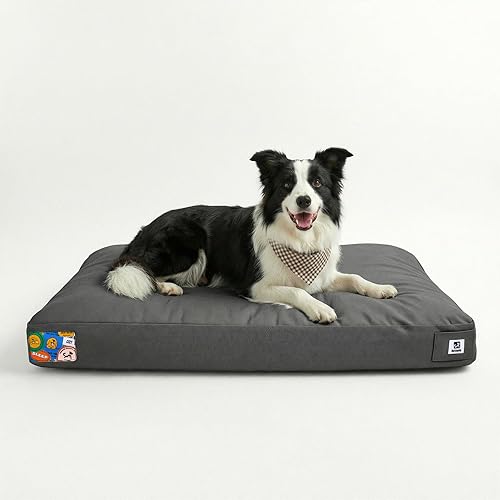 Sytopia 36 Inch Waterproof Canvas Outdoor Dog Bed for — main product photo from Amazon listing (ASIN B0G1BF4HXC)