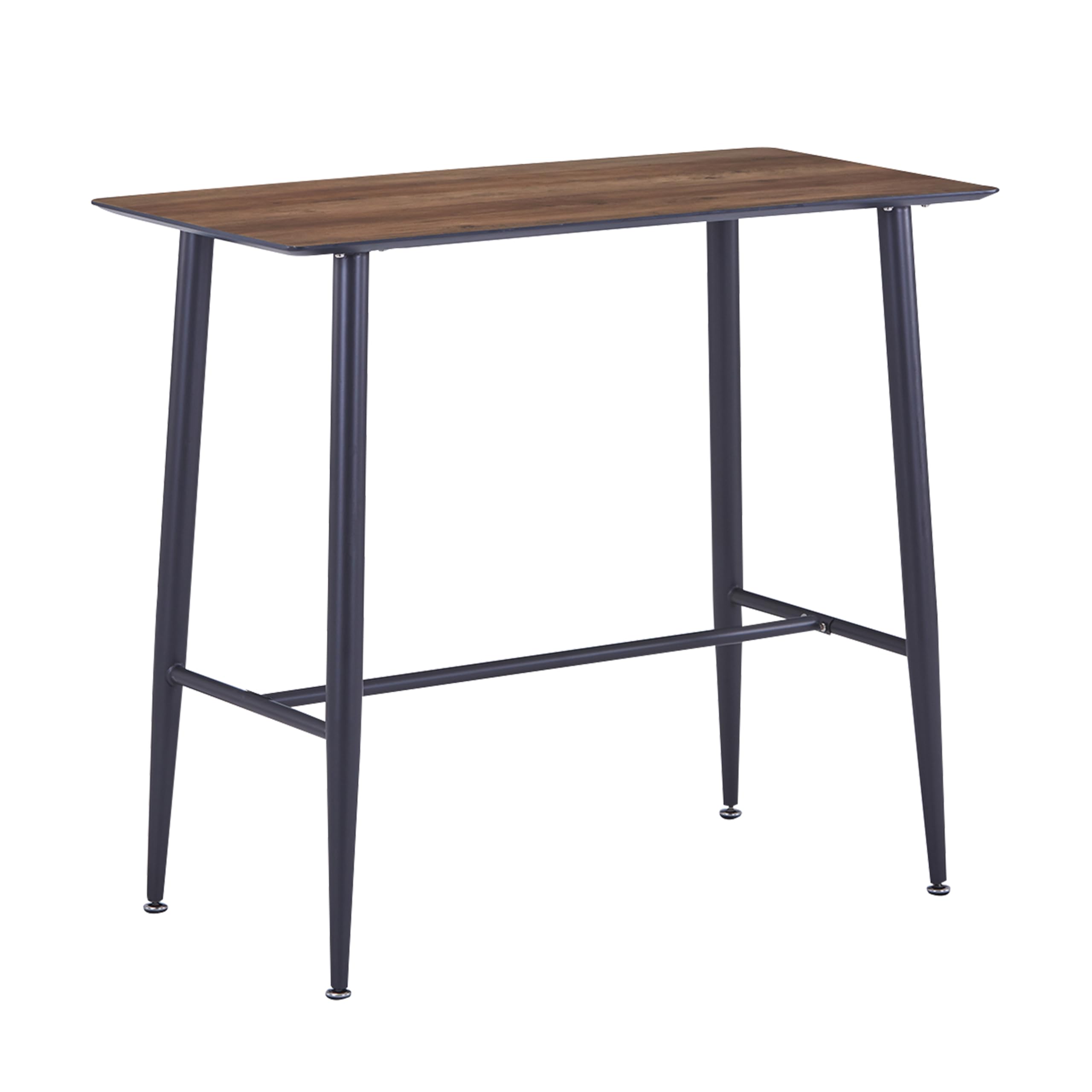 Table mange debout imitation bois pour créer un coin repas convivial à la maison