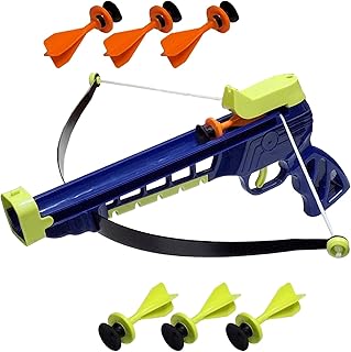 Real Crossbow Set for Kids with 6 Suction Cup Darts, Fun Bow and Arrow Archery Set Ideal for Indoor and Outdoor Games, New in Box