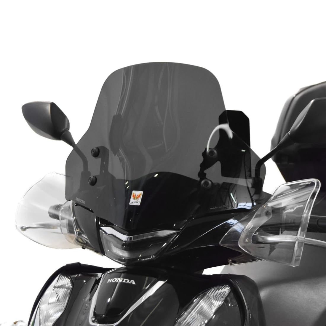 PARABREZZA SPORTIVO FUME SCURO COMPATIBILE PER HONDA SH 125i/350I 2021 2022 COMPLETO DI KIT ATTACCHI