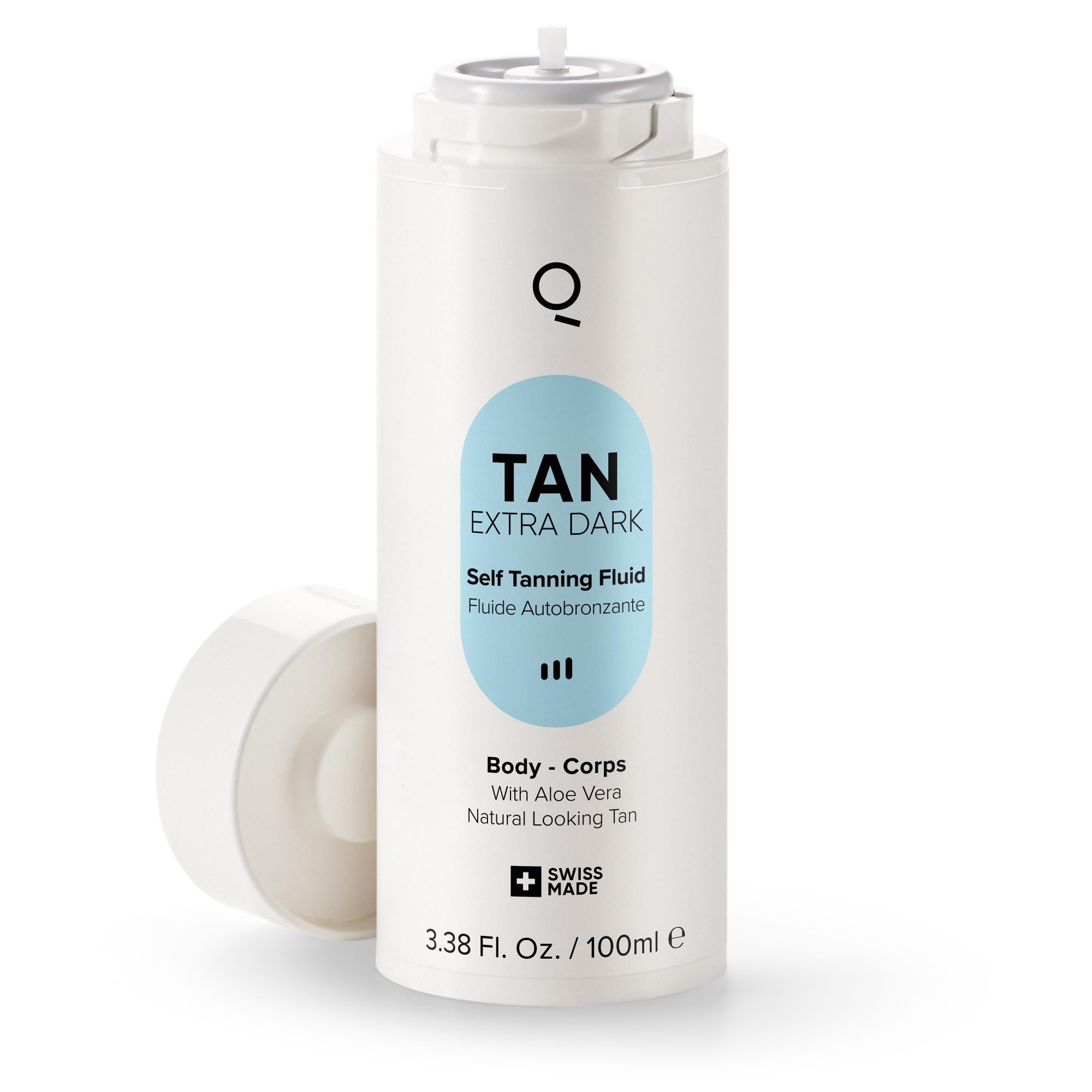 IONIQ TAN Extra Dark Selbstbräuner | Natürlich aussehende Bräune in 3 Minuten für bis zu 14 Tage | Kartusche für den IONIQ ONE Sprayer | Streifenfrei & langanhaltend | Vegan & ohne Zusatzstoffe