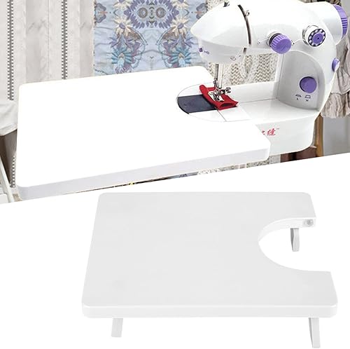 Miniatura 2 de Mesa de máquina de coser, tabla de extensión de mesa de extensión de máquina de coser, tablero de expansión de plástico portátil para mini máquina