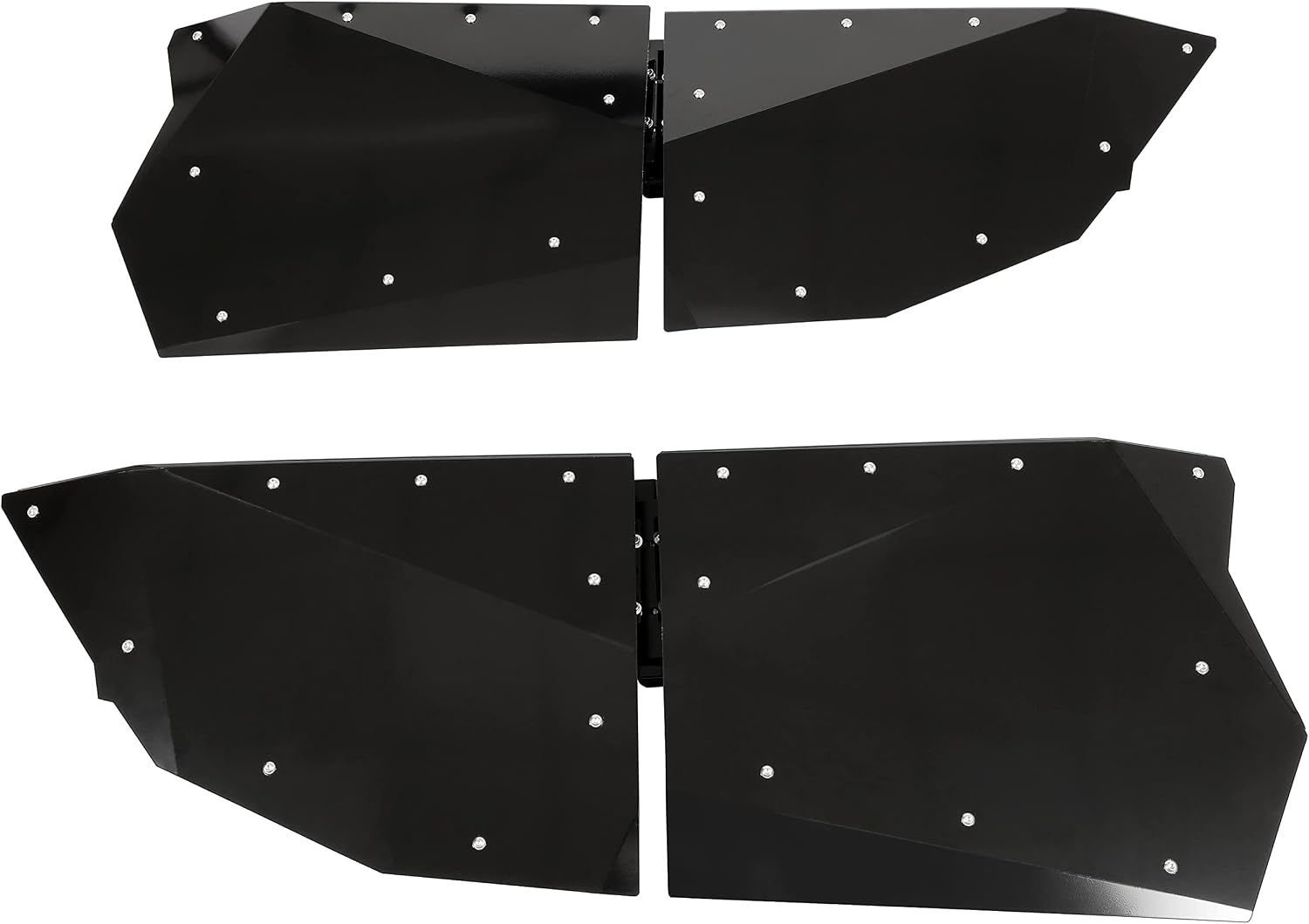 Kojem Full Doors w/Aluminum Panels Compatible with 2014-2022 Polaris RZR XP 4 1000/ Turbo/Turbo S/Velocity 4 seat Models w/Steel Frame
