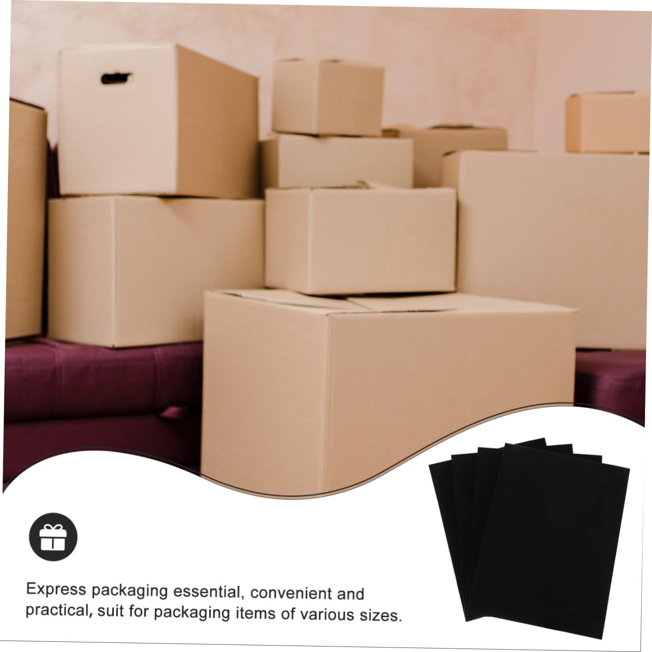 4 Stück Stoßfeste Schaumstoffpolsterungen 405x305x25mm Verpackungsschaumstoffplatten Schwarz Verpackungsmaterial Versandzubehör Für Glas Keramik Elektronik