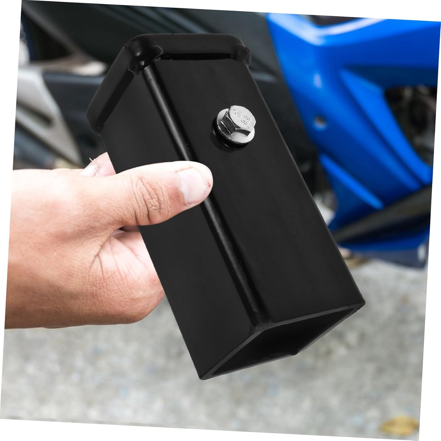 Cabilock Weld-on Hitch Receiver Tube Raw Steel Hitch Mount Square Steel Tube Versatile Compatibility