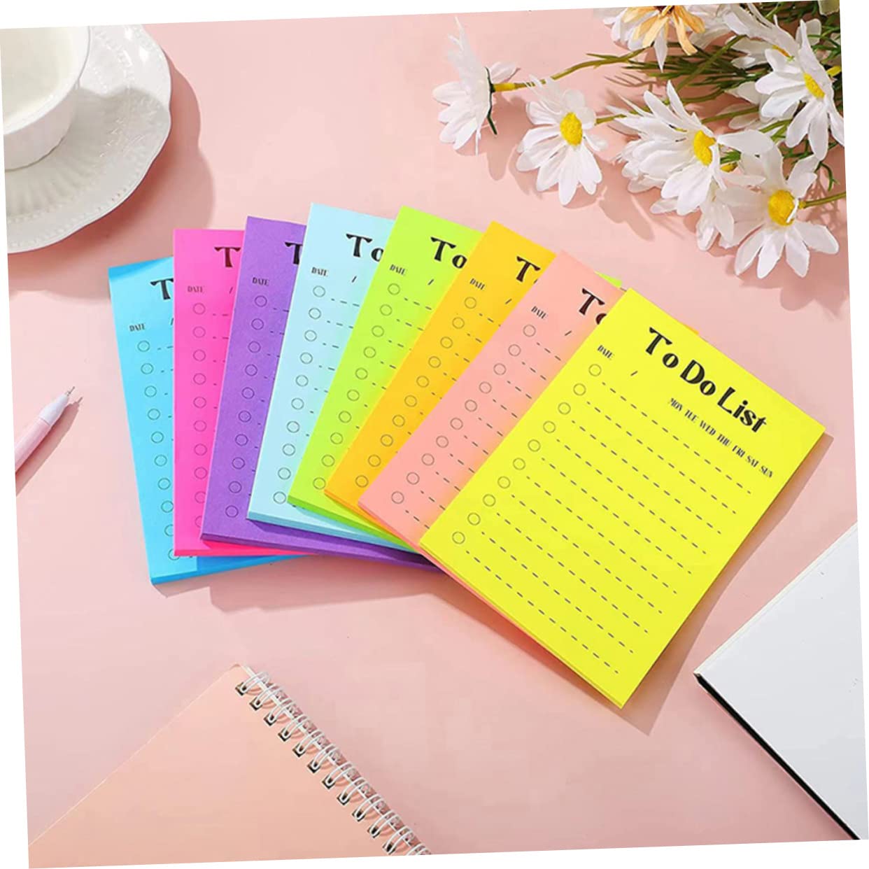 Pegatinas de Nota Autoadhesiva de Papel, 16 Libros, 50 Hojas