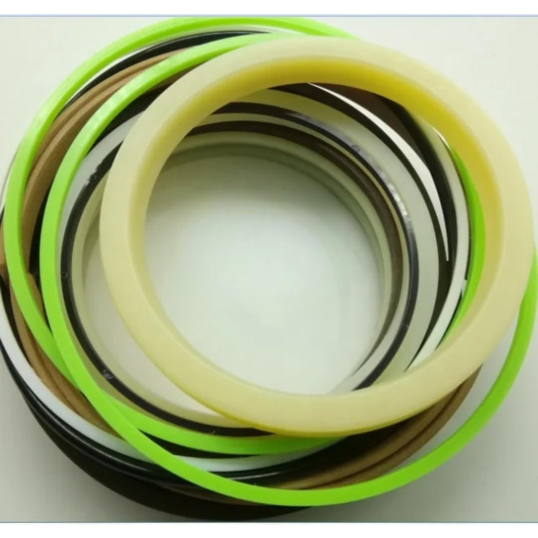 Oil Seal O Ring Kit, Compatible with Kobelco SK200-6e SK200-8 Arm Cylinder Seal Kit, YN01V00175R300, Excavator Replacement Part (A1)