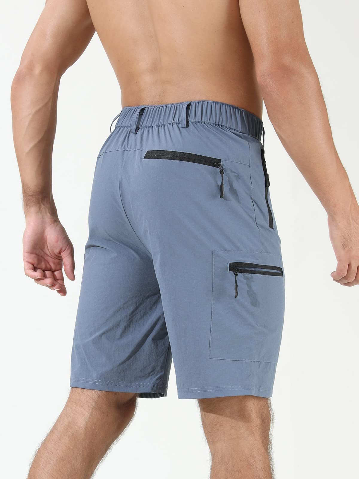 Suwangi Short Bermuda Homme Short de Sport Cargo Légers Outdoor Casual Shorts Bermuda Shorts Respirant Séchage Rapide