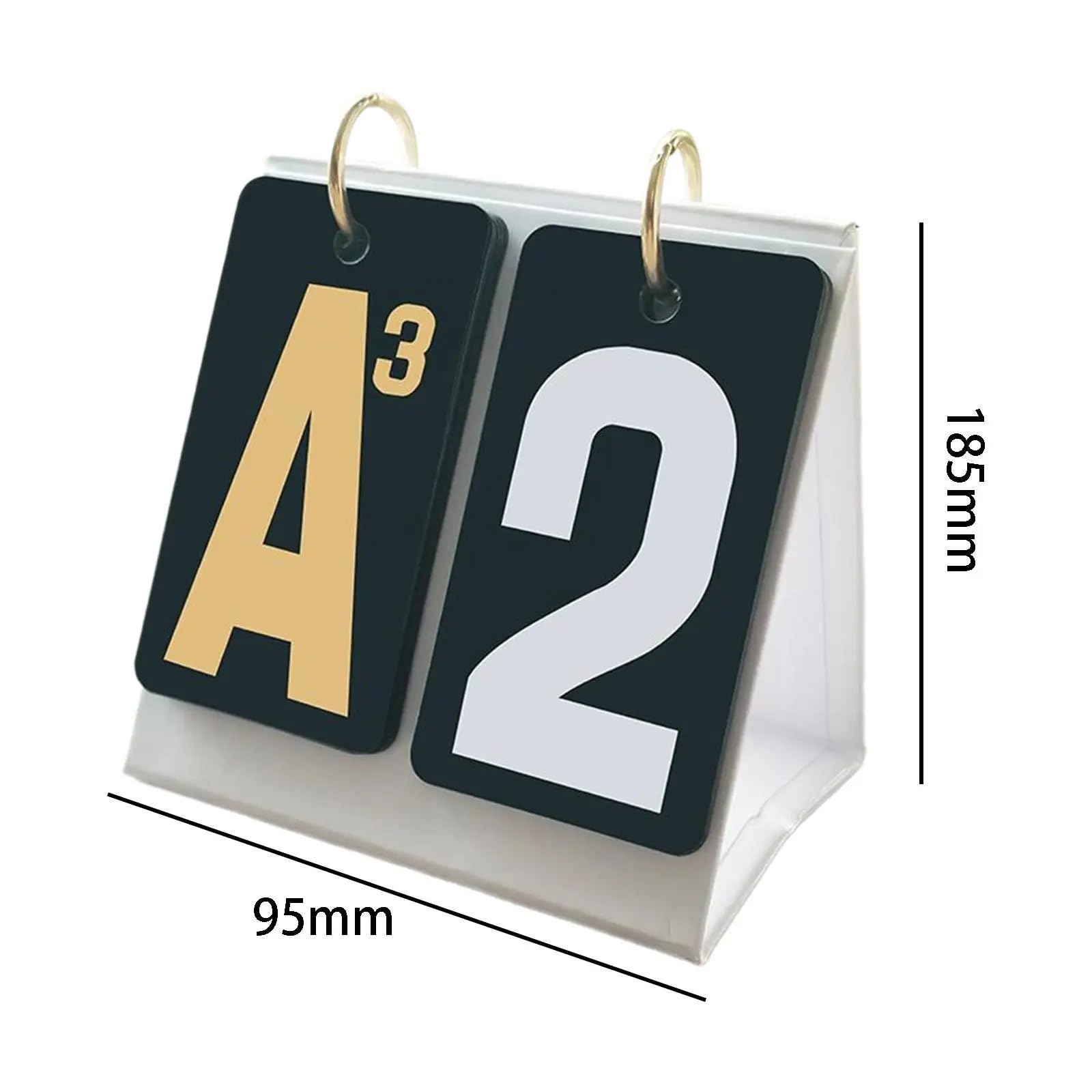 Scoreboard Flip Scoreboard, Punktezähler for Kartennummern Professionelle manuelle Score Flip Cards, Score Flipper,Anzeigetafel