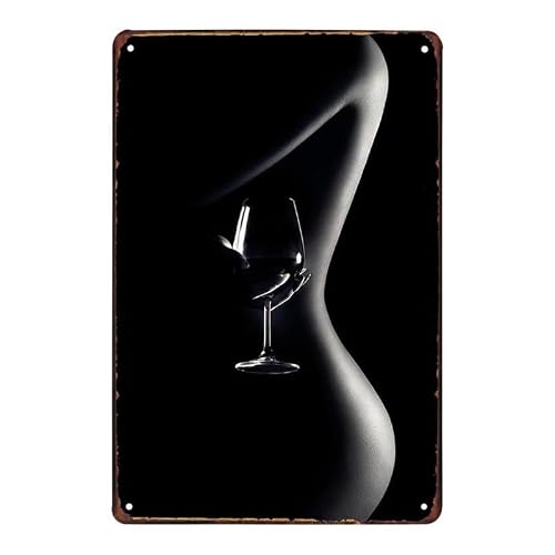 Pin Up Girls Sexy Lady - Metal Tin Sign Retro Vintage Plaque