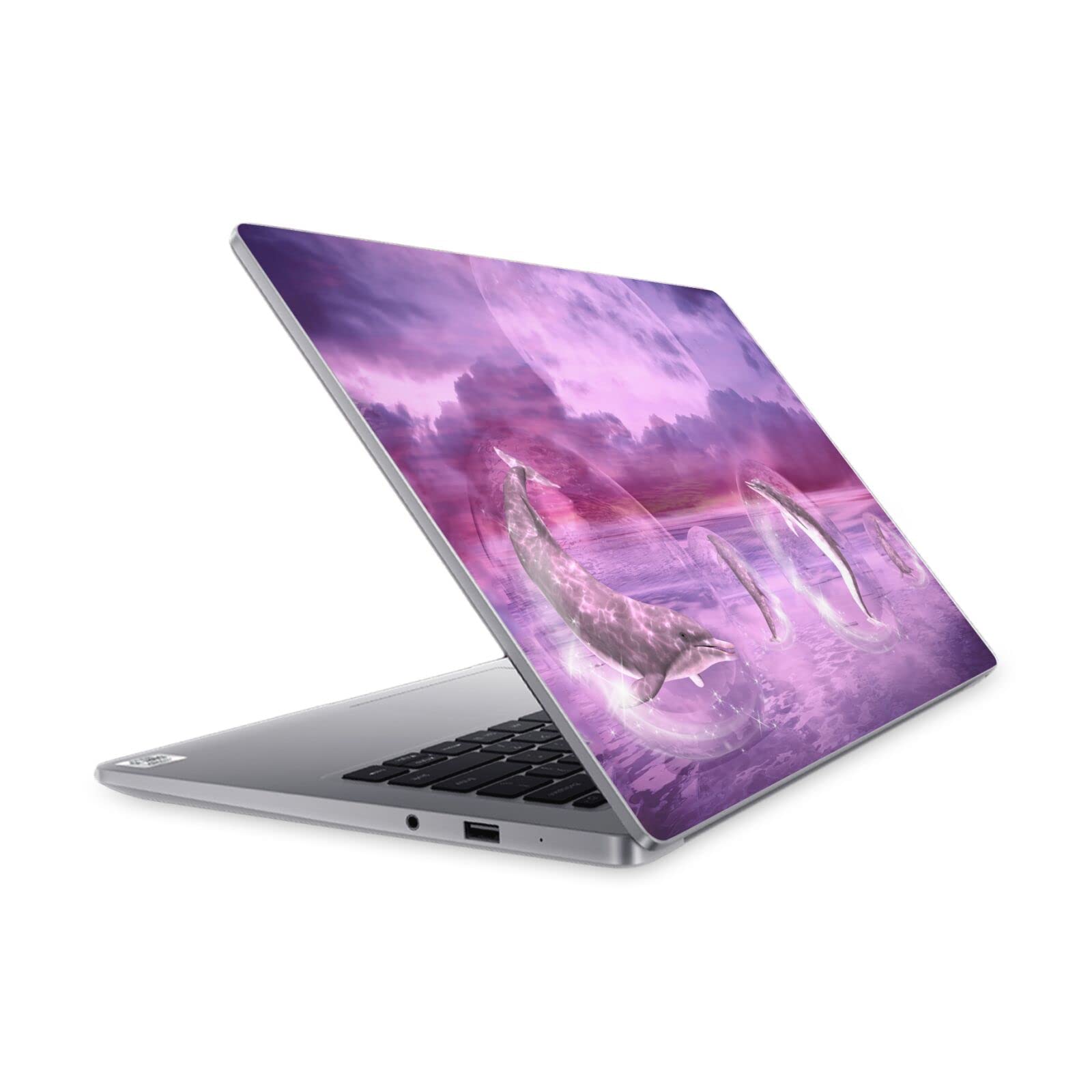 Dauphins vinyle autocollant skin protection compatible Mi Notebook 14 2020