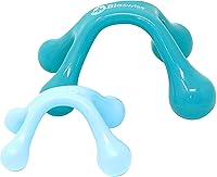 BioSwiss 2-Pack Handheld Full Body Massager - 4-Leg Pressure Point Tool for Back, Neck, Shoulders (Large + Small)