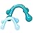 BioSwiss 2-Pack Handheld Full Body Massager, 4-Leg Pressure Point Tool for Back, Neck, and Shoulder, Includes 1 Large and 1 Small