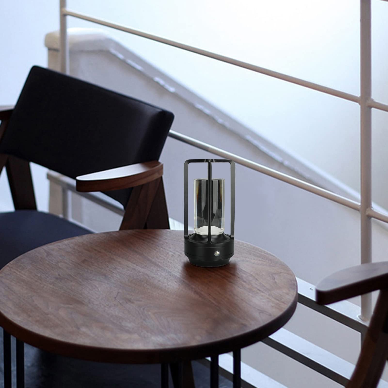 Bezprzewodowa lampa stołowa - Bezstopniowa przyciemniana lampka nocna z aluminium i kryształem, 3 kolory do salonu - Przenośna i ładowalna/62