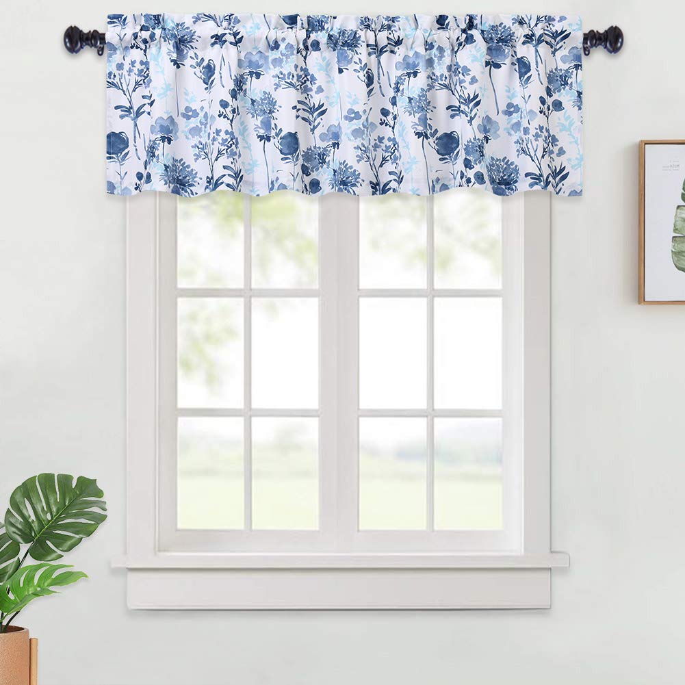 Blue Curtains With Valance Curtains & Drapes 2023