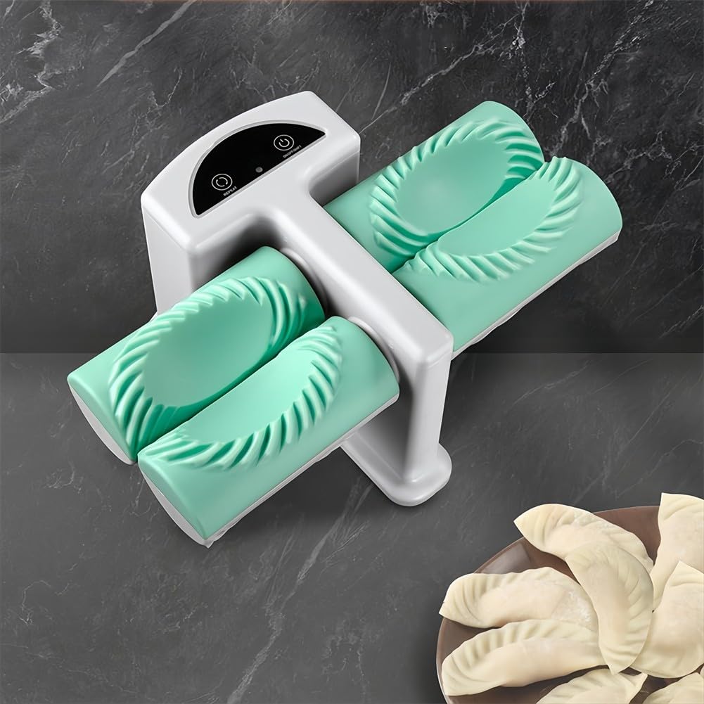 per Ravioli Automatica Doppia Dispositivo Cucina per casa 24.5x17cm per verde(B)