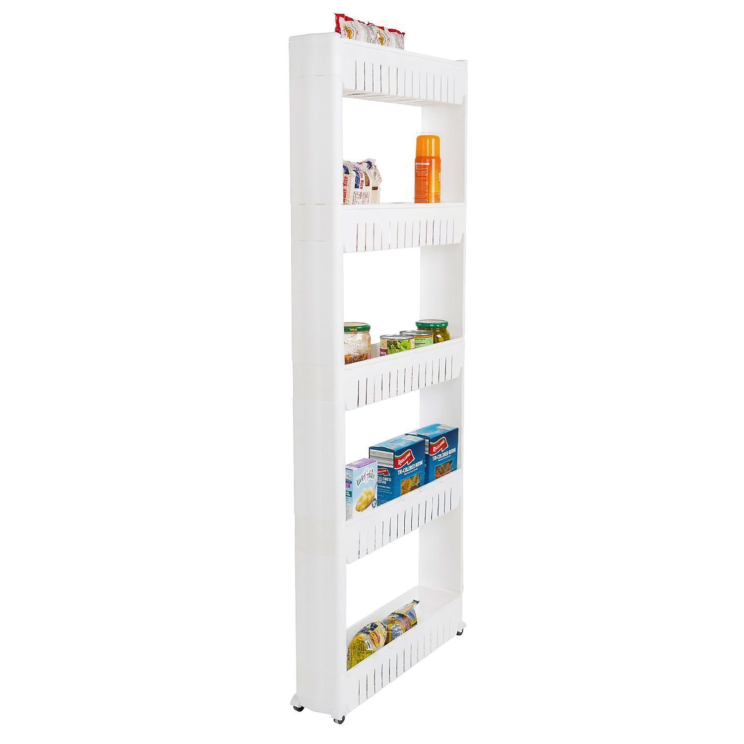 Buy Taylor & Brown 5Tier Slim Slide Out Kitchen Trolley, Storage Shelf