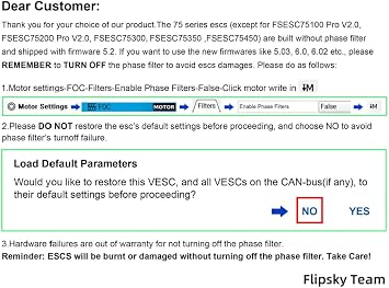 FLIPSKY 75100 FOC 75V 100A Single ESC with Aluminum PCB Based on VESC for Electric Skateboard/Scooter/Ebike Speed Controller