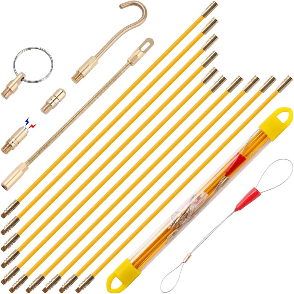 Jnchdghwa As Shown Threading Tool Fiberglass Thread Puller Cable Pulling Tools Fiberglass Cable Pulling Tools
