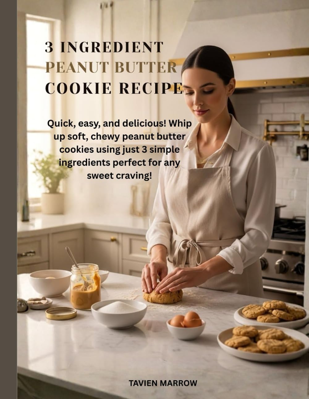 3 Ingredient Peanut Butter Cookie Recipe: Quick, easy, and delicious! Whip up soft, chewy peanut butter cookies using just 3 simple ingredients perfect for any sweet craving!