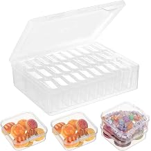 Plastic Bead Storage Box Organiser, Craft Storage Box with 30 Small Boxes, Bead Organizer Boxes for Storing Jewellery Diamonds Small Parts Beads And Craft Accessories