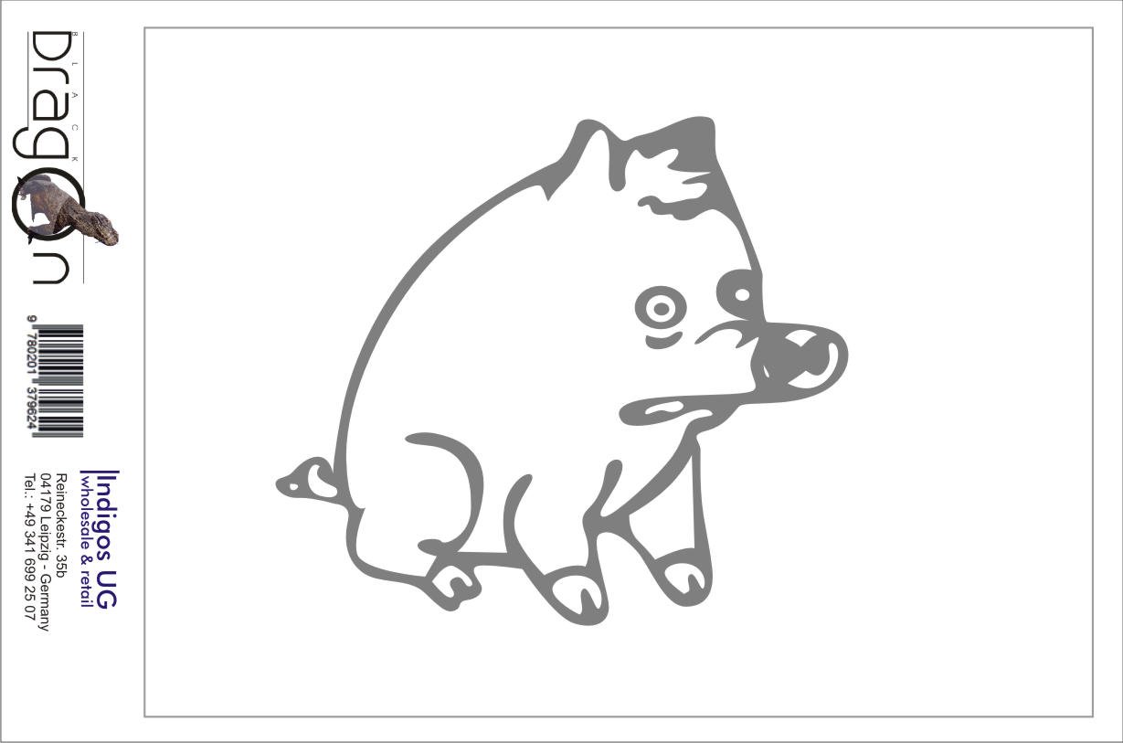 "Not My Pig Not My Farm" Bumper Sticker - 5 Inch Vinyl Decal Made In USA