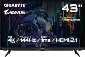 Amazon.co.jp: ゲーミングモニター GIGABYTE AORUS FV43U Gaming