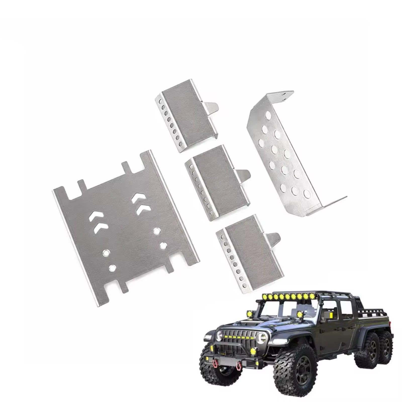 Protector Chasis para Chuangke Ck5816 1/8 RC Modelo Coche sobre Orugas