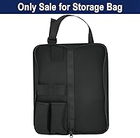 Vista 4 de TXEsign Estuche de micrófono inalámbrico dual, bolsa de almacenamiento portátil, funda de transporte de viaje, funda protectora con asa organizadora