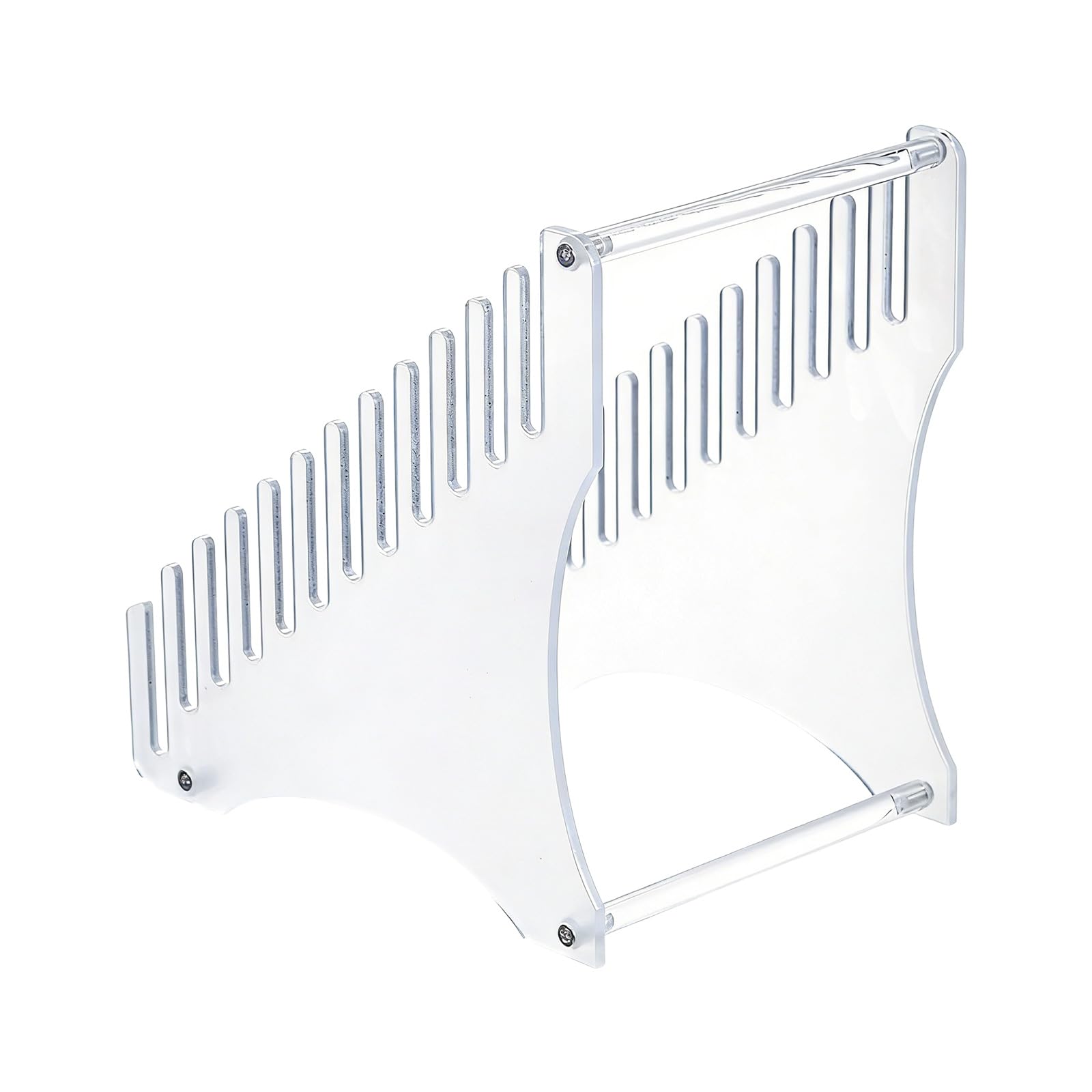 Msioytog 12 Slots Acrylic Record Storage Shelf Space Saving Vinyls Record Stand Storage Holder for Music Collection Album Vinyls Holder Display Rack