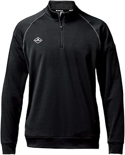 [ワークル] バートル 2025年 秋冬 ハーフジップシャツ ストレッチ フリース 袖ペンポケット 消臭 吸汗速乾 暖か 保温 ミドルレイヤー インナー ユニセックス 作業服 作業着 4113