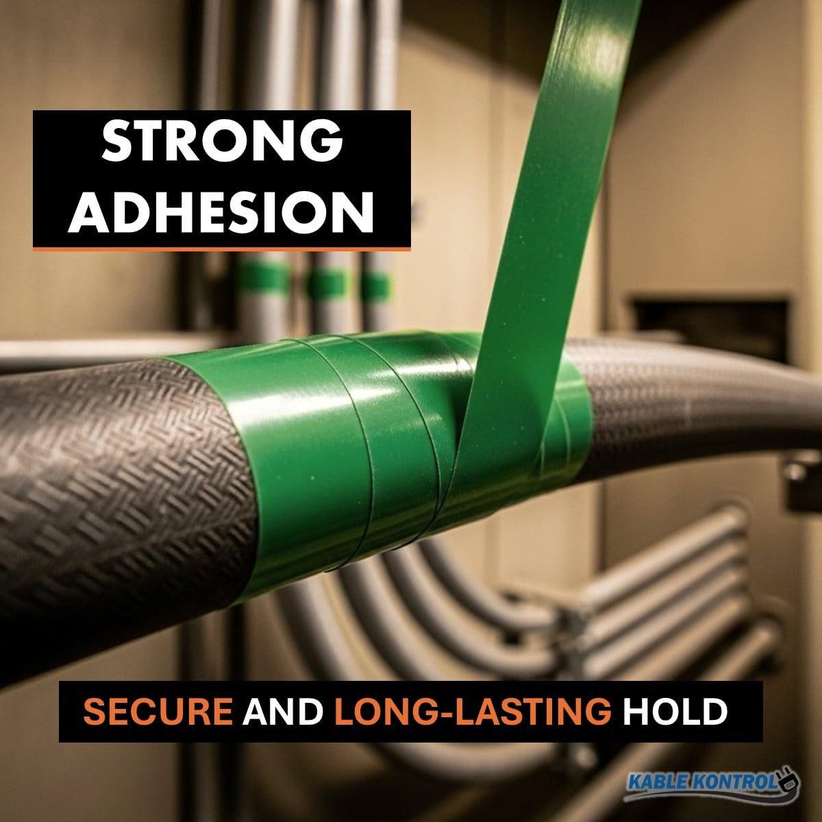 KABLE KONTROL Black Electrical Tape Waterproof 200 Pack Bulk - Heavy Duty PVC Tape ¾” Wide x 66’ Feet Long – Heat Resistant Weatherproof Wire Wrap UL Listed 600 V Rated for Indoor & Outdoor Use