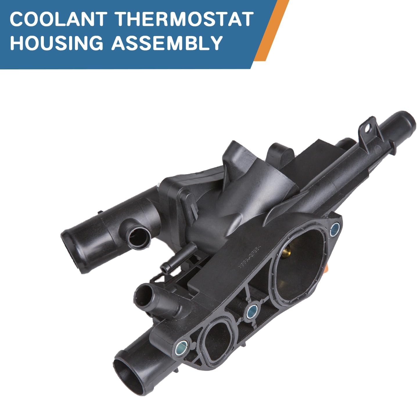 Coolant Thermostat Housing Assembly for Hyundai Sonata Tucson Santa Fe Sport 2010-2016 Kia Sportage Optima Sorento 2011-2016 2.4L L4 Replace 256002G500 25600-2G500 86025 86230 902-5128 817060